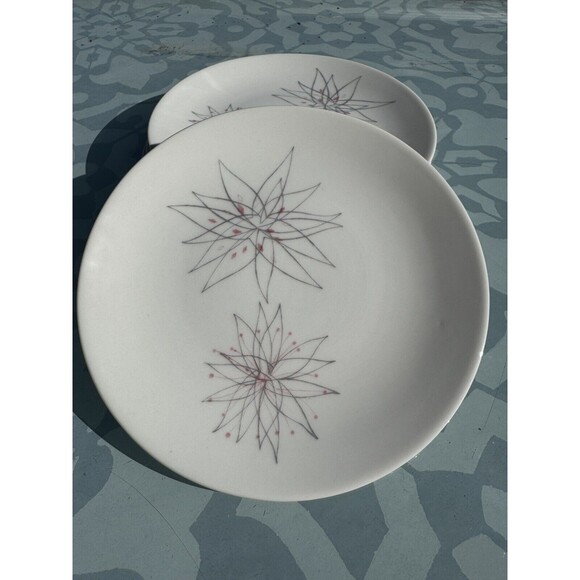 MCM CARIBE CASUALS "PINK FANCY" BY CARLOS MONTEZ Set Of 4 B&B 6.5 Inch Bag2 - Picture 4 of 7